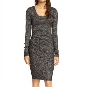 Rag and Bone Twist Long-Sleeve Sheath Dress.